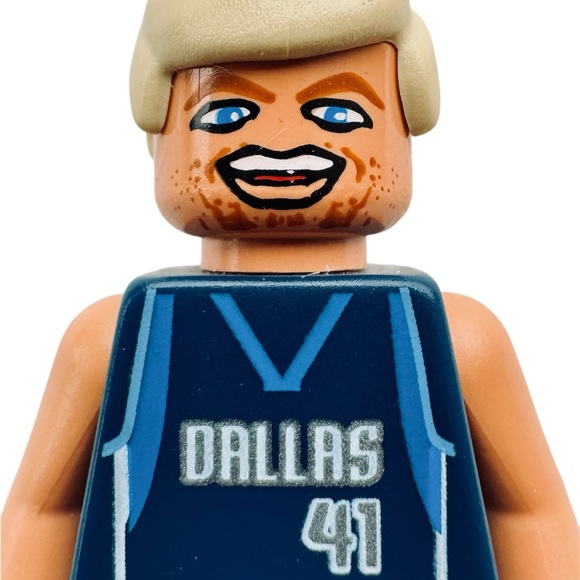 LEGO Sports Minifigure NBA Steve Nash #13 Dirk Nowitzki #41 Dallas Mavericks - Picture 9 of 10